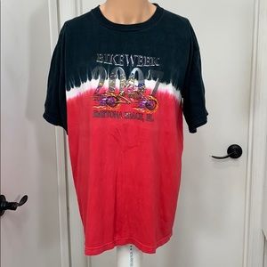 Bike Week Skeleton tie dye Daytona Beach FL XL